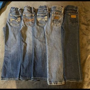 Boy jeans. Wranglers size 6